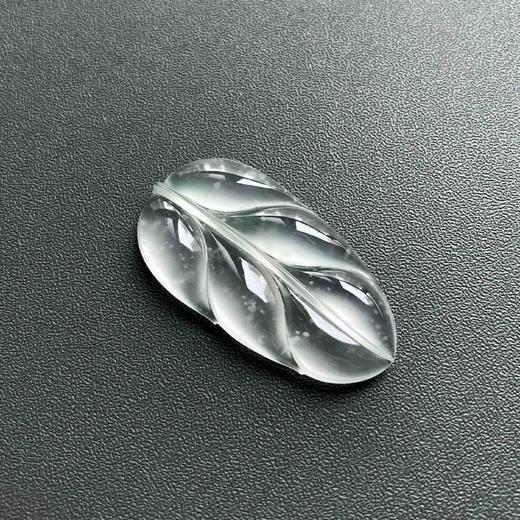 玻璃种雪花棉翡翠叶子 商品图3