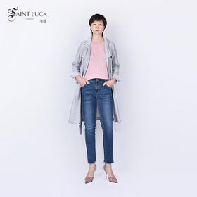 SAINT L’UCK/圣媛女装休闲款条纹风衣SA320F51