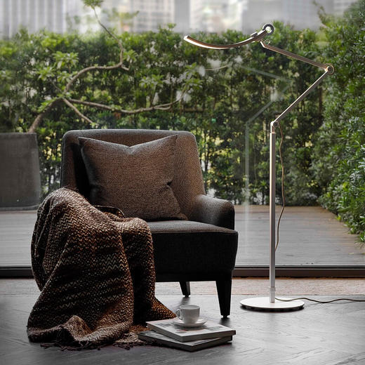 明基(BenQ) Floor防蓝光防频闪LED阅读钢琴落地灯（深空银） 商品图1