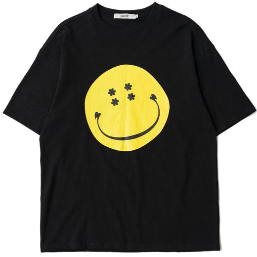 MODITEC 20SS 双色原创爱心笑脸短袖T恤 百搭竹节棉宽松潮流TEE 商品图3
