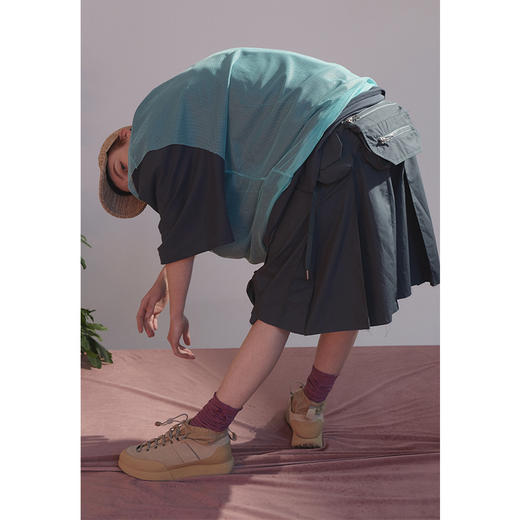 UMAMIISM 20SS 黑泽明七武士战术裙裤宽松休闲大短裤 商品图1