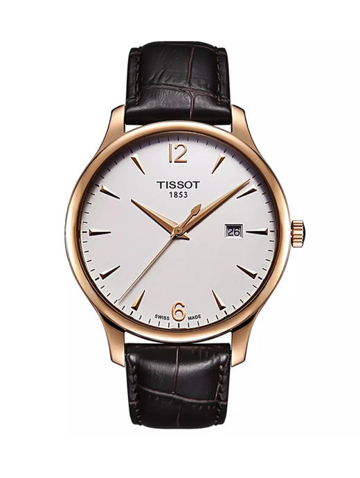 【品牌授权 全国联保】 TISSOT 天梭瑞士手表 俊雅系列商务休闲石英男表 T063.610.36.037.00 商品图0
