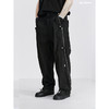 ATTEMPT SS21双向开合多口袋休闲直筒长裤宽松百搭拉链装饰工装裤 商品缩略图1