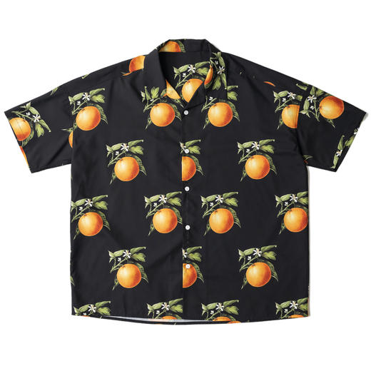 MODITEC 20SS复古甜橙花朵古巴mojito衬衫宽松夏威夷衬衣国潮嘻哈 商品图3