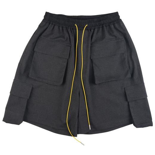 MODITEC 20SS立体剪裁抽绳多口袋松紧腰工装短裤 机能宽松中裤 商品图3