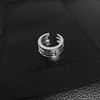 TERRAINCOGNITA21新款不锈钢黑色液体戒指个性百搭开口戒指情侣 商品缩略图2