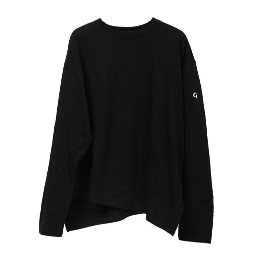 TERRAINCOGNITA2021G系列宽松解构刺绣打底衫不规则百搭长袖T恤男 商品图4