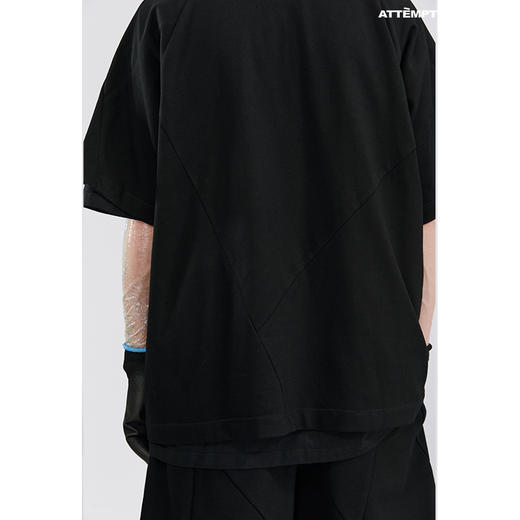 ATTEMPT SS21 十四巧板分割元素T恤原创分割宽松薄款半袖休闲T恤 商品图3