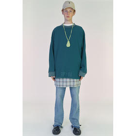 UMAMIISM 有茂密声  21SS 百搭基础款下摆开叉牛仔喇叭裤