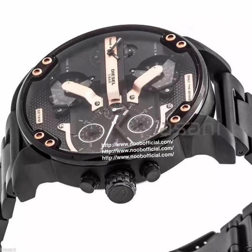 原单货！！！！！！DIESEL迪赛‎外贸公‎司订‎单 Diesel‎极具时尚‎与个‎性的男‎士手表 意‎大‎利Diesel设计 黑‎色表带‎风‎格非常‎年轻而富‎有创‎意 商品图9