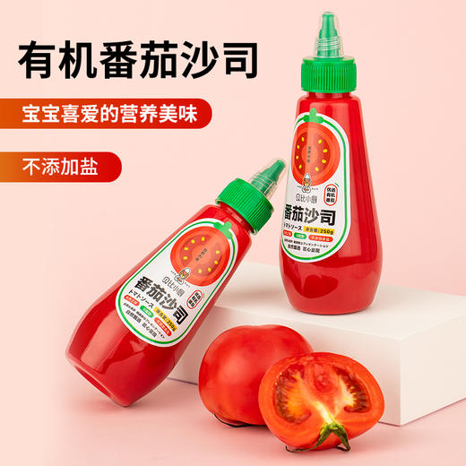 辅食、43元两支、每支250克、贝比小厨、有机番茄酱、辅食番茄沙司、调味品拌饭、料意面酱 商品图0