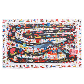 DJECO观察拼图54片 赛车总动员