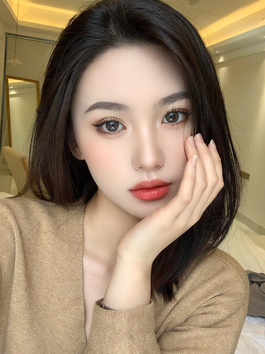 GINOMII半年抛 黑樱桃 14.0mm（着色13.1mm）美瞳 商品图0