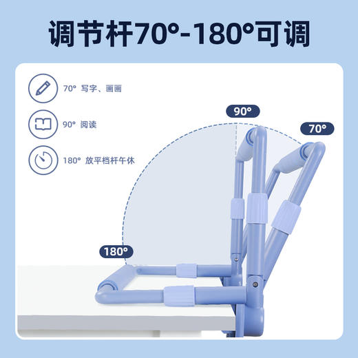 猫太子坐姿卫士护栏矫正器杆防近视写字架写作业学习坐姿防低头防驼背神器 商品图2