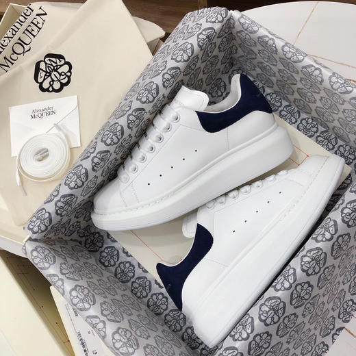 麦昆小白鞋-羊猄尾/藏兰色 商品图2