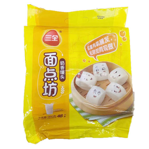 三全鲜奶馒头960g 商品图0