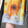 【伯妮斯茵】161S349--橙色连衣裙--花瓶里的五朵向日葵--《生命之美-梵高的花园》 商品缩略图9