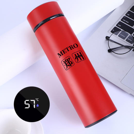 恒温保温杯，茶水分离，LED智能测温，304不锈钢 商品图0