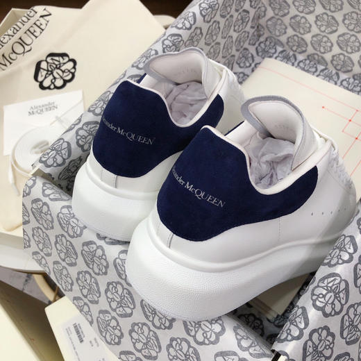 麦昆小白鞋-羊猄尾/藏兰色 商品图4