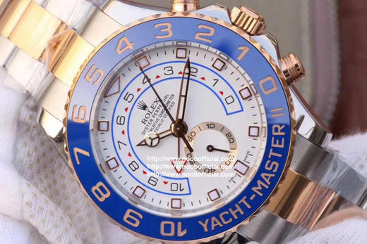 JF劳力士游艇名仕型116681-78211 白盘 系列 款式： 自动机械，44毫米，男士 材料： 18k玫瑰金/不锈钢 商品图3