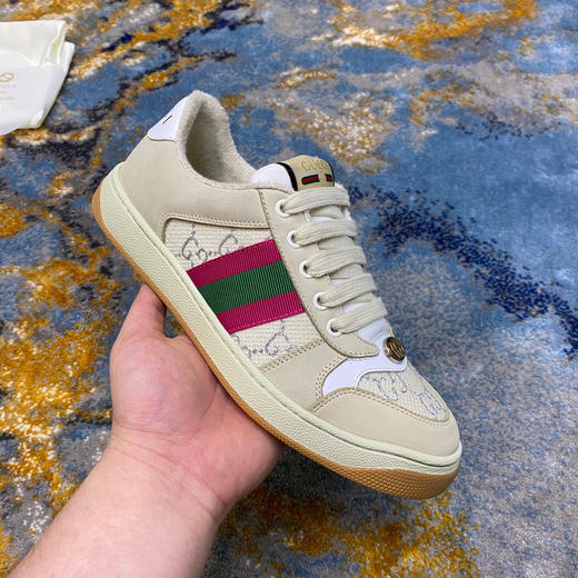 Gucci小脏鞋-杏白色 商品图0