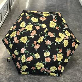 优品堂《烂漫花吻💋》三折超轻防紫外线伞