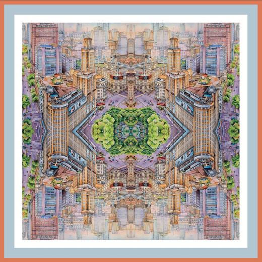 南京路变奏曲·丝巾 商品图1