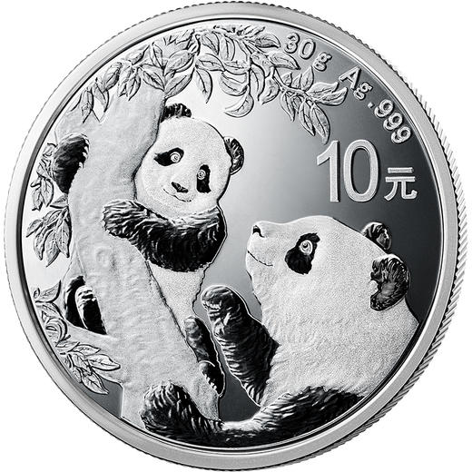 2021年/2025年熊猫30克银币彩蛋不倒翁蛋壳包装 含丝带+说明书 商品图5