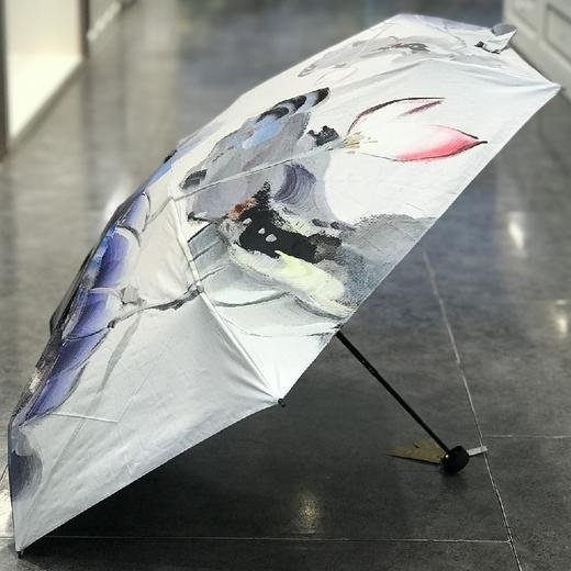 优品堂《浅夏花开》五折超轻内黑胶“全遮光”防紫外线伞 商品图13