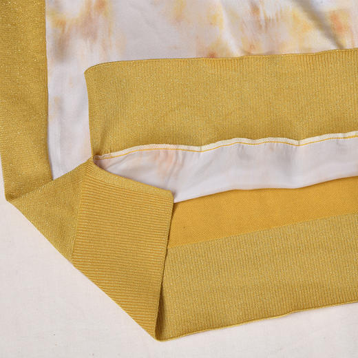 圣三利女装 桑蚕丝拼接针织套头无袖衫SL121M02 商品图5