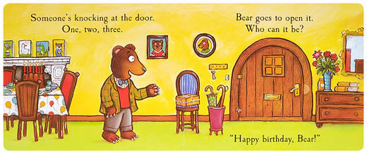 英文原版绘本 Tales From Acorn: Postman Bear 小熊送信 3-6岁儿童启蒙英语纸板翻翻书趣味读物 橡树林的故事 JuliaDonaldson 商品图1