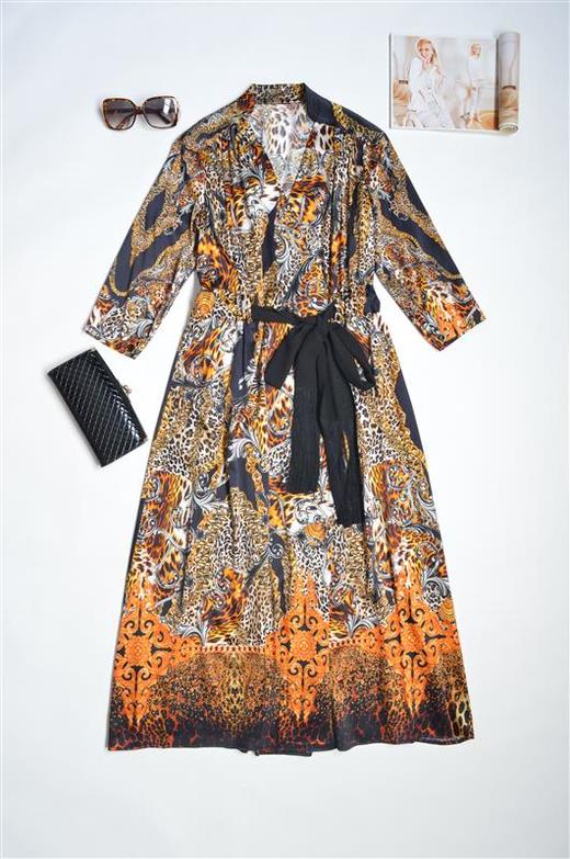 集拉米卡SQL0B2_真丝裙_ZK 商品图0