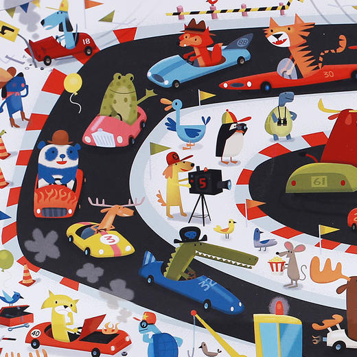 DJECO观察拼图54片 赛车总动员 商品图3