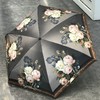 优品堂《浅夏花开》五折超轻内黑胶“全遮光”防紫外线伞 商品缩略图1