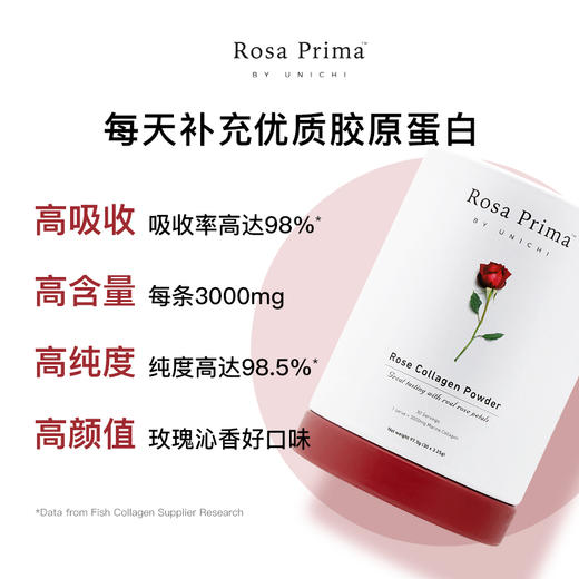 【品牌直发】UNICHI玫瑰胶原蛋白肽粉 商品图2
