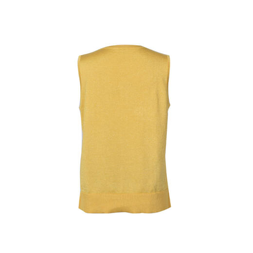 圣三利女装 桑蚕丝拼接针织套头无袖衫SL121M02 商品图3