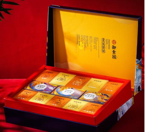 往来礼局 御食园 京城十三绝礼盒1680g老北京十三绝新版龙头礼盒年货礼品驴打滚 商品图3