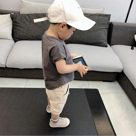 夏装短袖套装2022 新款婴男童夏季帅气宝宝洋气两件套韩版潮衣 商品图1