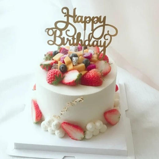 DIY蛋糕|8英寸进口动物奶油蛋糕（万南通象城店）272612 商品图2