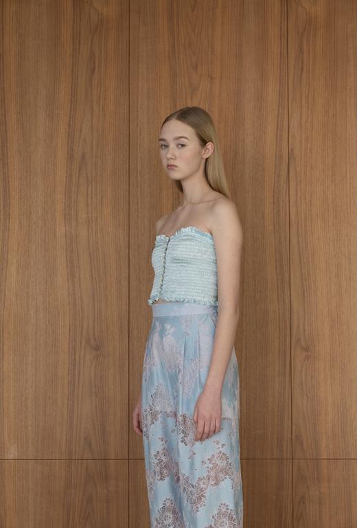 高腰蕾丝阔腿裤 商品图0