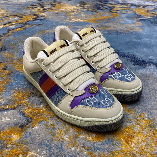 Gucci小脏鞋-蓝紫色 商品图4