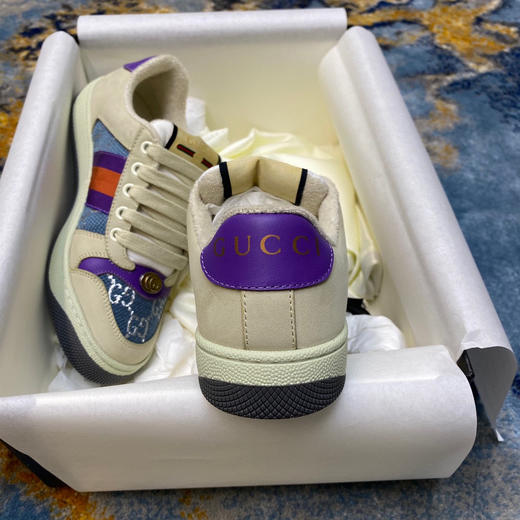 Gucci小脏鞋-蓝紫色 商品图6