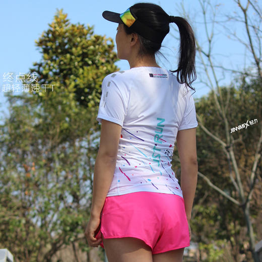 特价轻力终点线短袖跑服速干T男女款 商品图5