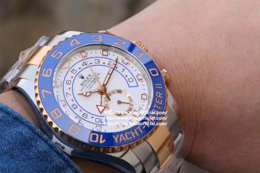 JF劳力士游艇名仕型116681-78211 白盘 系列 款式： 自动机械，44毫米，男士 材料： 18k玫瑰金/不锈钢 商品图5