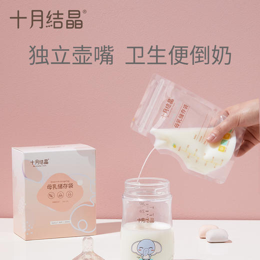 壶嘴型储奶袋200ml 36片*2盒 买2盒送1盒 商品图1