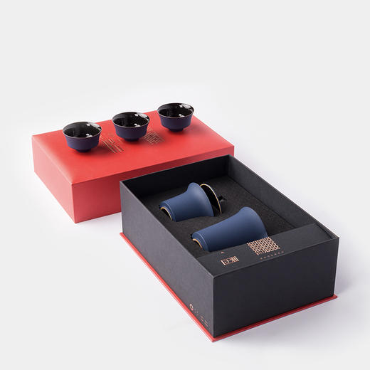 功夫茶具套装家用高档轻奢简约日式客厅办公室陶瓷泡茶壶茶杯礼盒 商品图3