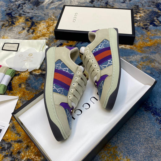 Gucci小脏鞋-蓝紫色 商品图3