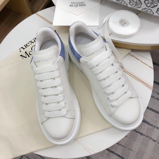 麦昆小白鞋-羊猄尾/蓝色 商品图5