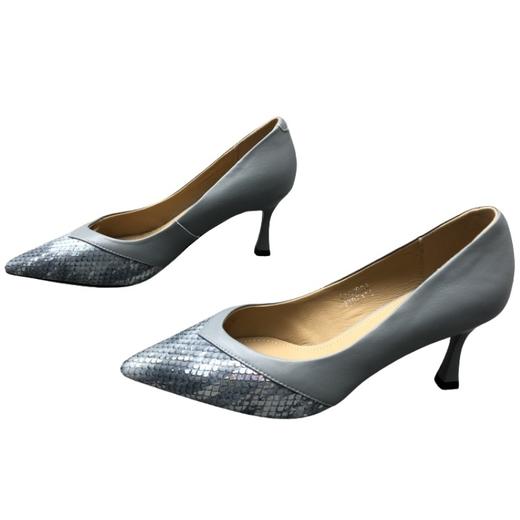 lfgj  jeans  BK201   尖头蛇皮纹时尚女鞋 商品图0