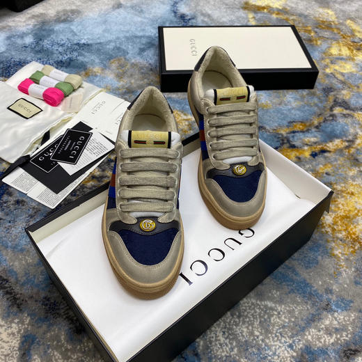 Gucci小脏鞋-深蓝色 商品图4